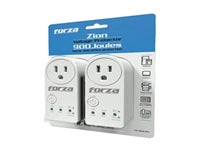 Forza Protector de Voltaje FVP-1201B 2PK Blanco