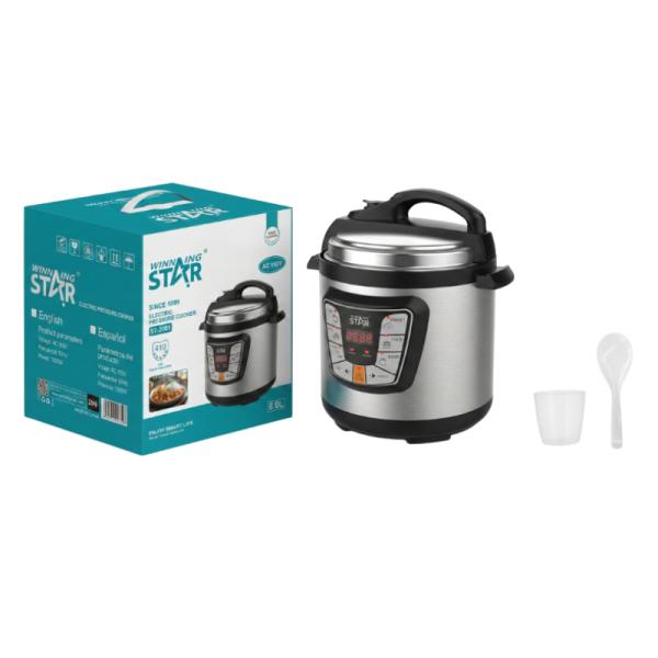 Olla Multiusos Eléctrica Winning Star ST-2001 1000W 6L DFG-1065-WST-110V-15930