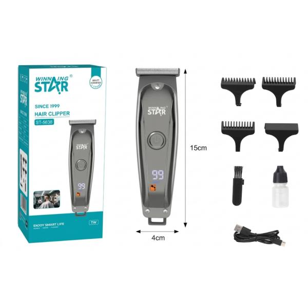 Cortadora de Cabello Winning Star ST-5638 3W Carga USB-C LFJ-705-WST-16979