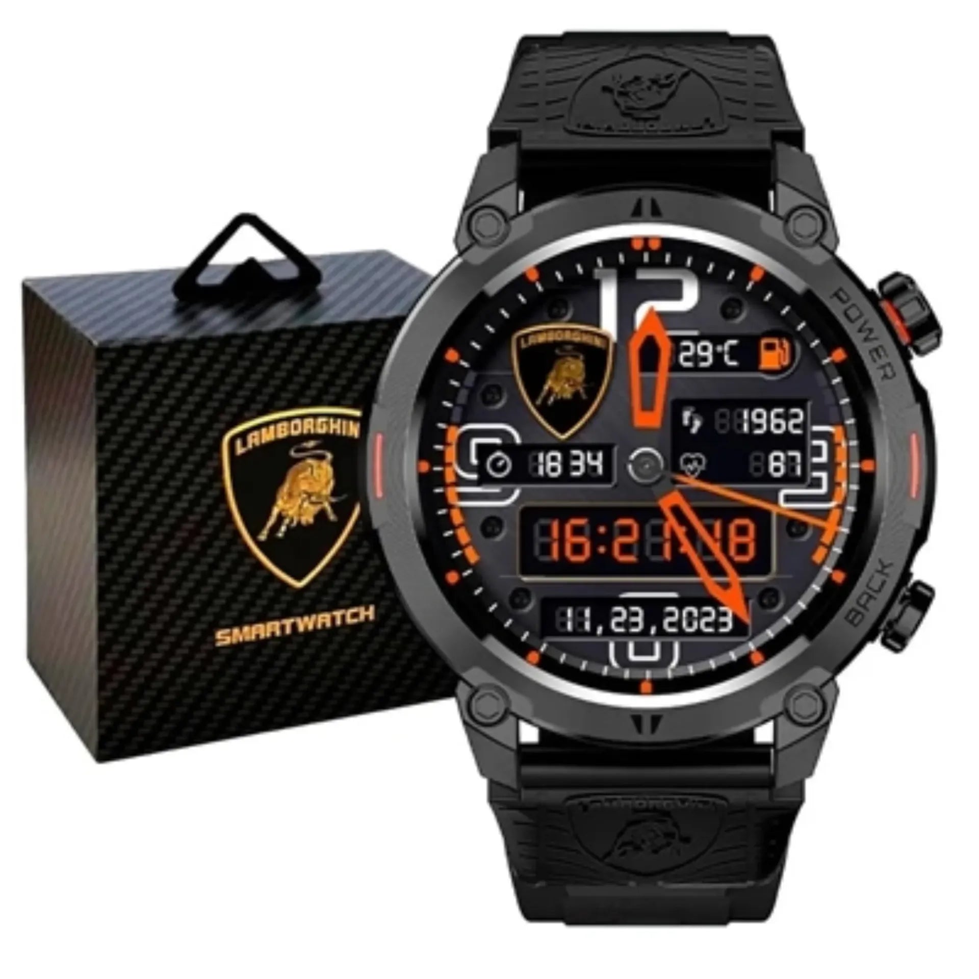 Reloj Lamborghini aventador V12 gt negro LB-SW-V12GTNERO Imagen principal del producto