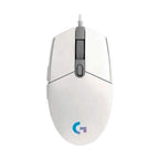 Logitech G203 Lightsync Mouse Gaming RGB Blanco USB
