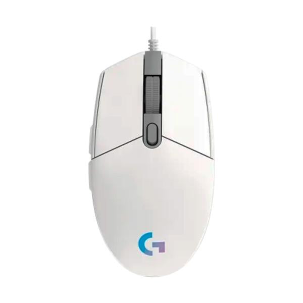 Logitech G203 Lightsync Mouse Gaming RGB Blanco USB