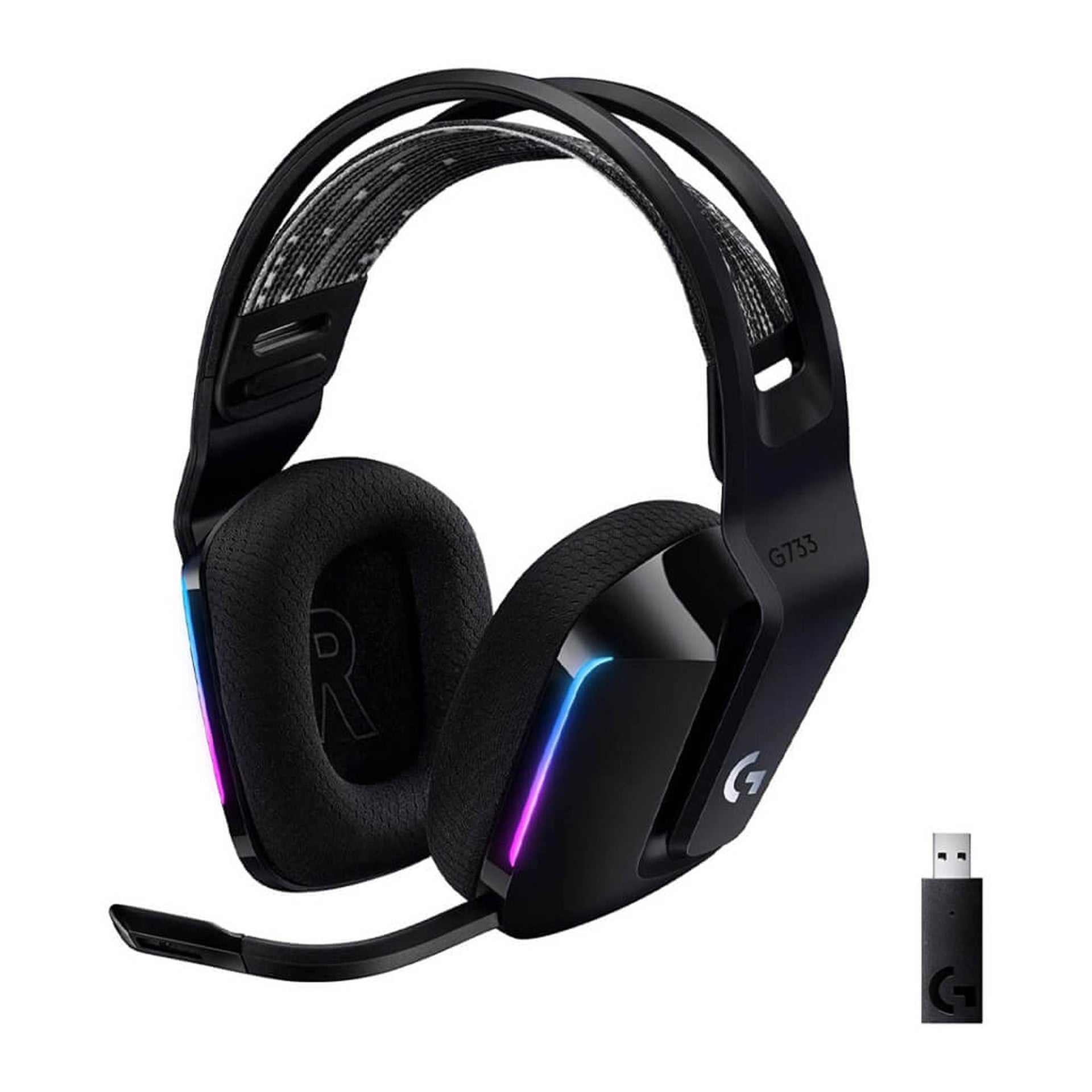 Headset Gaming Logitech G733 Inalámbrico Lightspeed Lila Imagen principal del producto