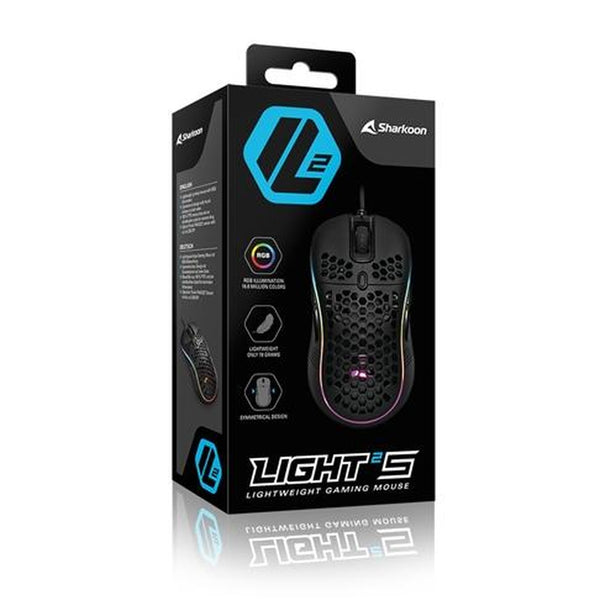 Mouse gaming Sharkoon LIGHT2 s RGB 6200 dpi