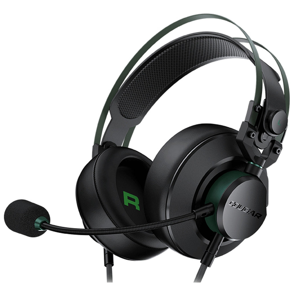 Headset Gaming Cougar VM410 Iron Negro Alámbrico 3.5mm