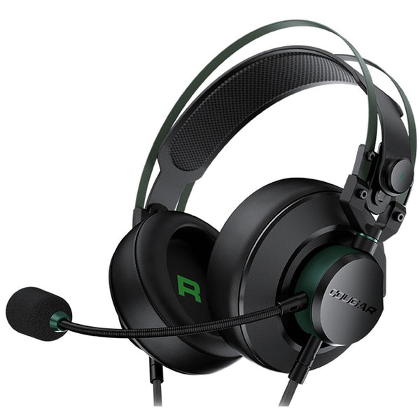 Headset Gaming Cougar VM410 Iron Negro Alámbrico 3.5mm