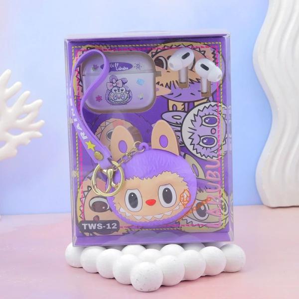 AUDIFONOS INALAMBRICOS BLUETOOTH MODELO PD-BT123 AZEADA BLANCO