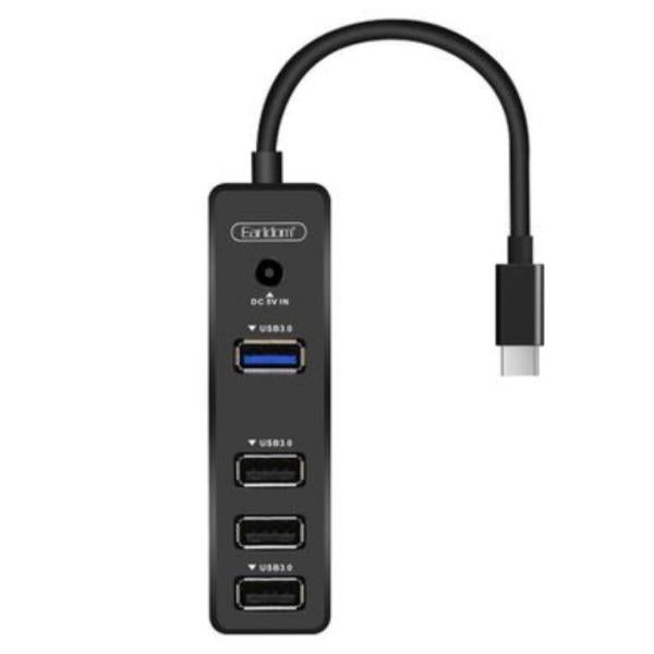 HUB USB TIPO C OTN- 9506B ONTEN PLATEADO