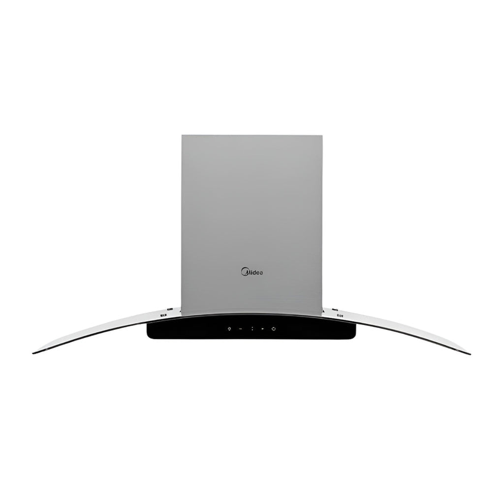 Midea extractor campana 36 pulgadas silver para cocina moderna