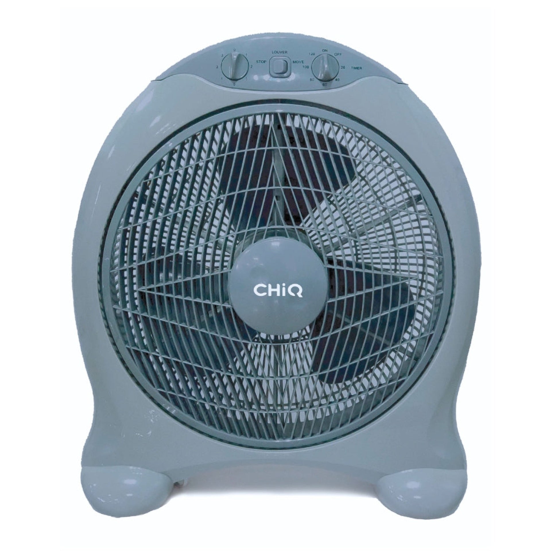 CHIQ Ventilador Box Piso 16" 3 Velocidades Temporizador Gris CQVB16T1O1C