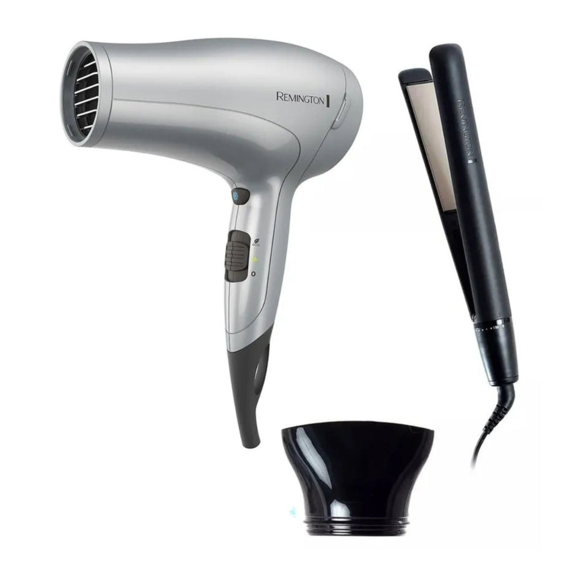 Remington combo secador y plancha titanium S4A500-D3019-F Imagen secundaria del producto