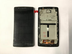 Repuesto LCD PANTALLA LG GFLEX 2 H955 COMPLETA NEGRA CON MARCO