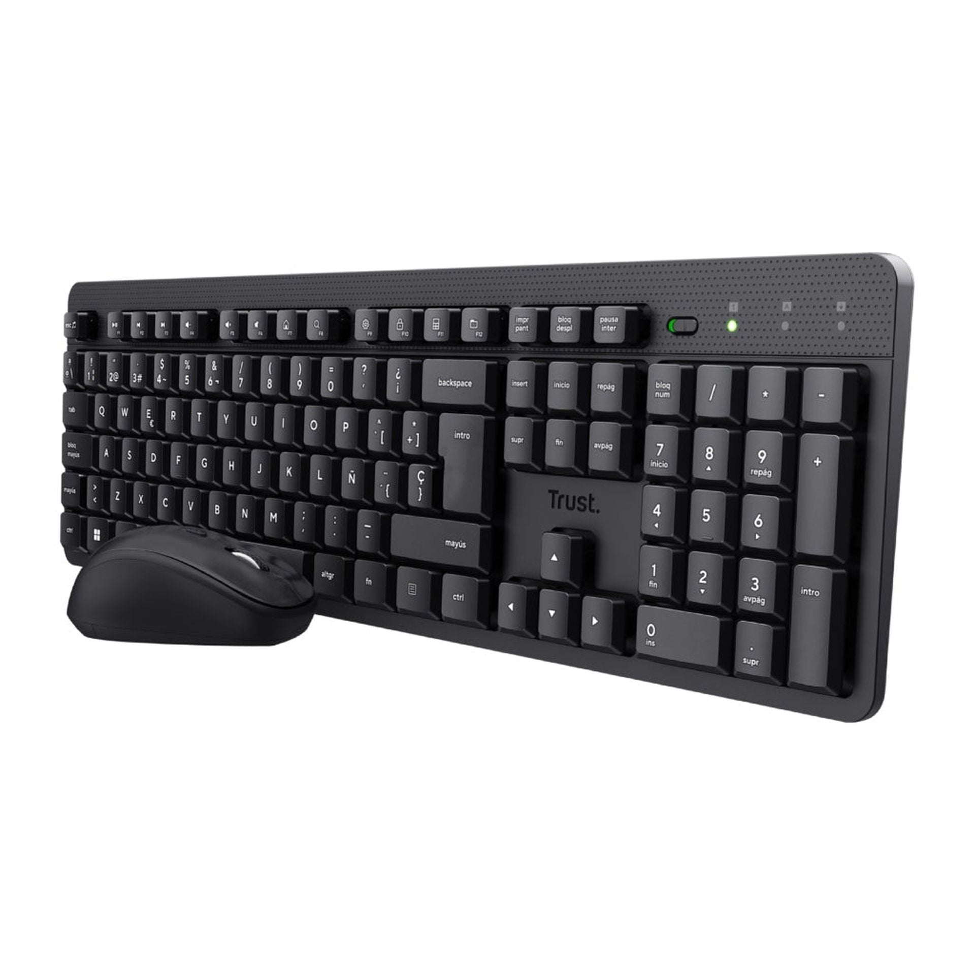 Trust combo teclado y mouse inalambrico silencioso ody II 25020 Imagen secundaria del producto