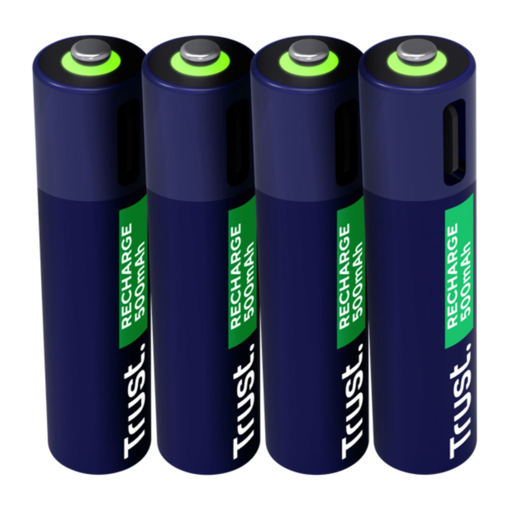Trust Pilas AAA Recargables Usb-C 4 Pack 25671