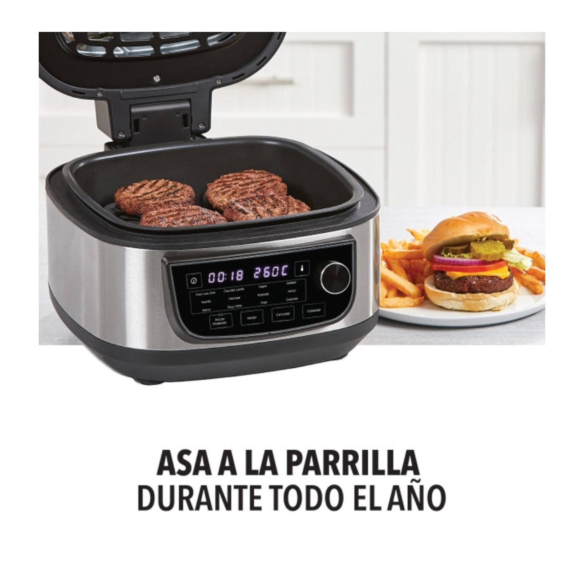 Power Xl freidora de aire con parrilla 12 en 1 digital 6QT MFC-AF-6C-LA Imagen secundaria del producto