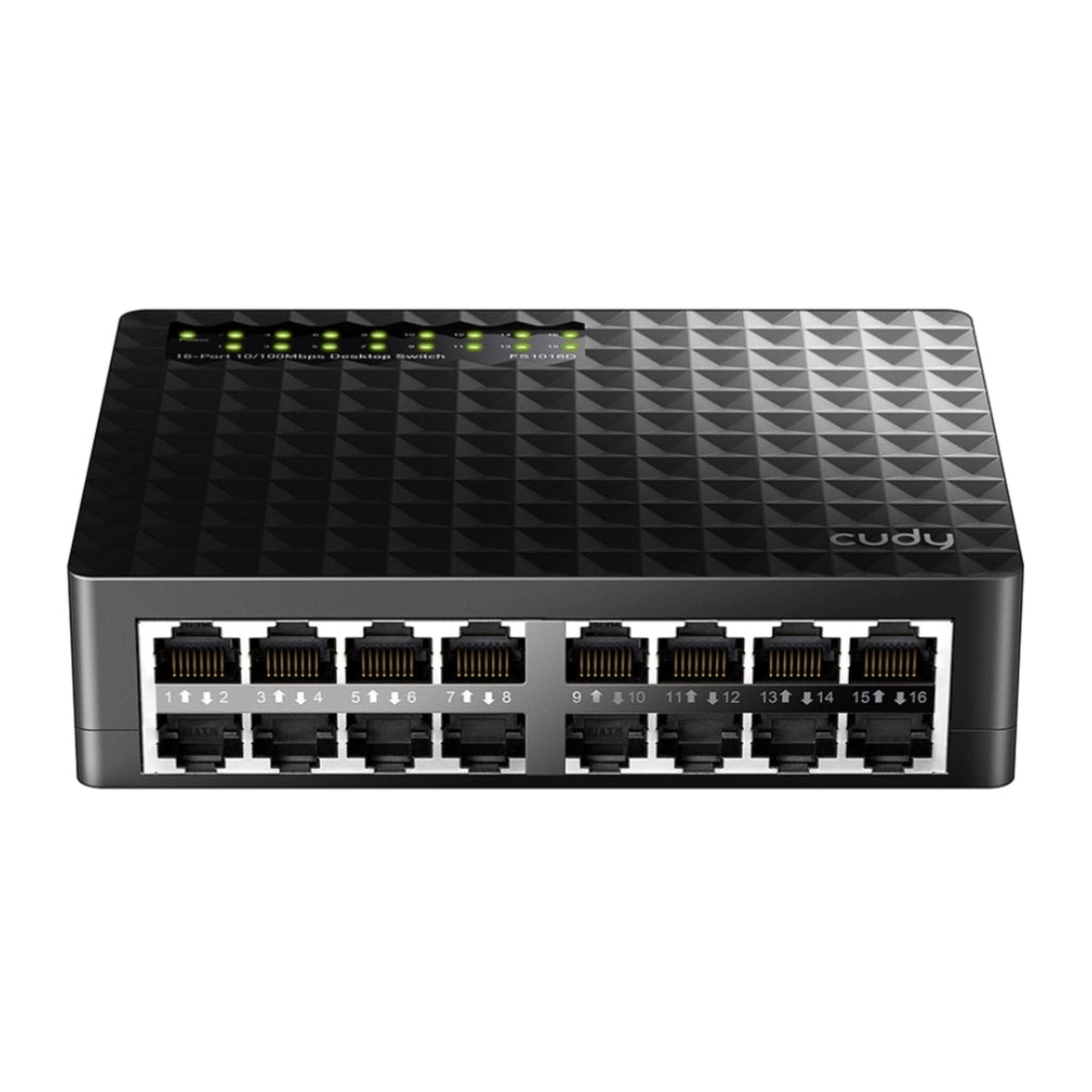 Switch Cudy FS1016D 1.0 16 puertos RJ45 10 100 MBPS no administrable Imagen secundaria del producto
