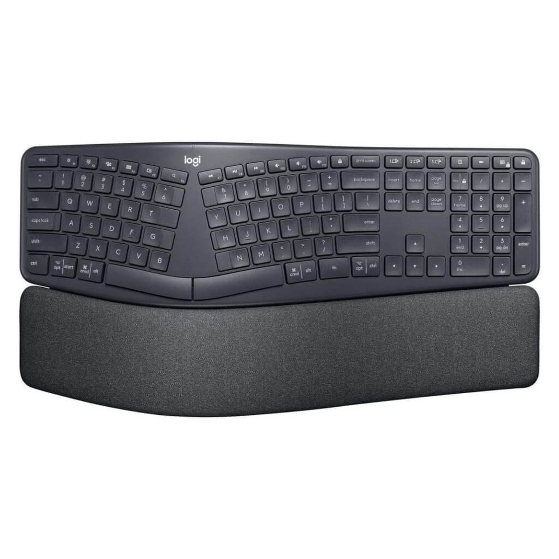Teclado Logitech ergo K860 for business membrana inalámbrico bluetooth inglés 920-009166 Imagen secundaria del producto