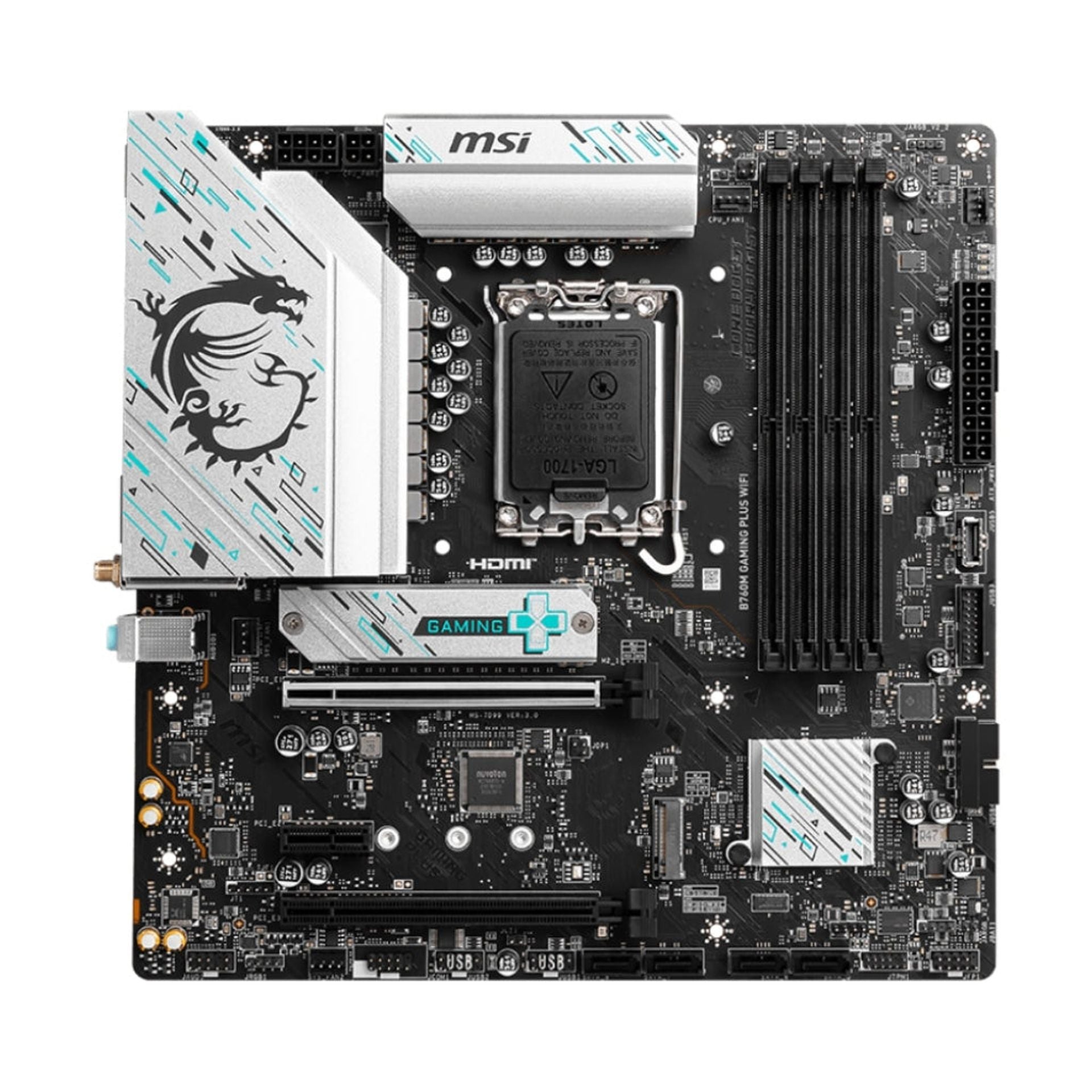 Repuesto tarjeta madre para MSI B760M gaming PLUS WIFI LGA1700 matx DDR5 911-7D99-032 Imagen secundaria del producto