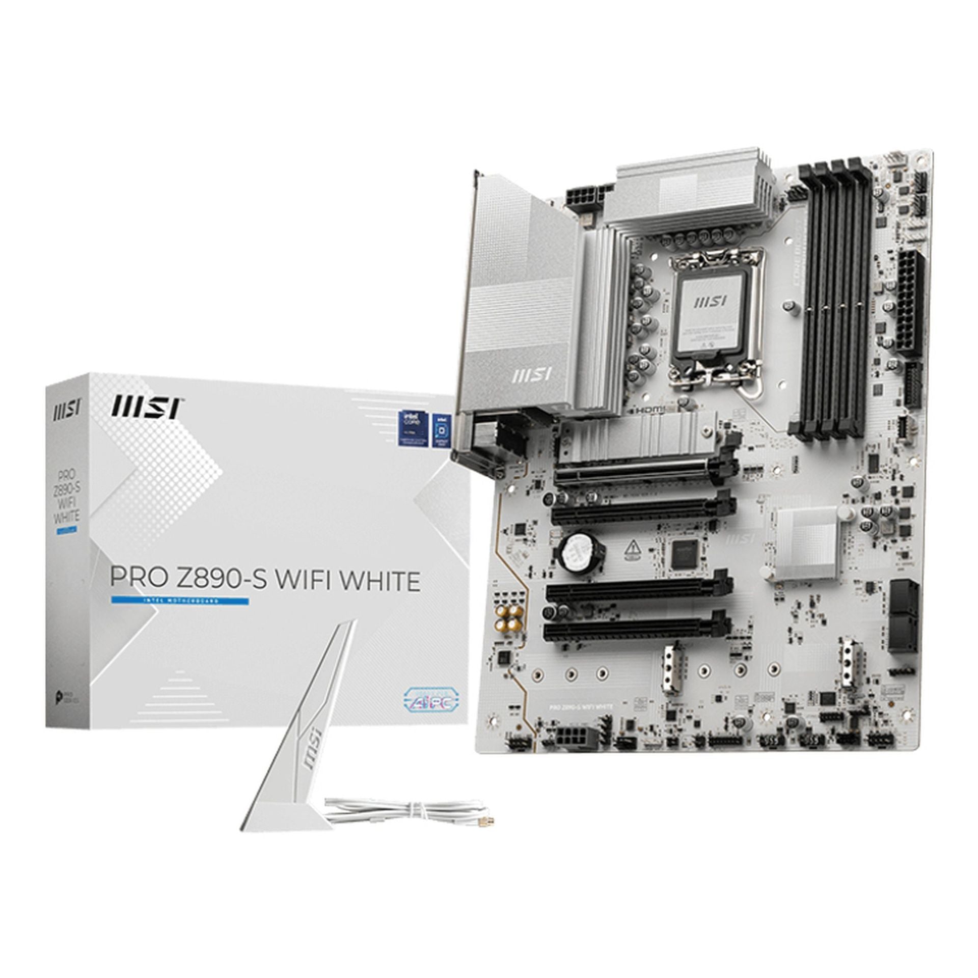 Repuesto tarjeta madre para MSI PRO Z890-S WIFI white LGA1851 ATX DDR5 911-7E54-003 Imagen secundaria del producto