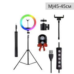 ARO DE LUZ MJ45 18"/45CM RGB LED