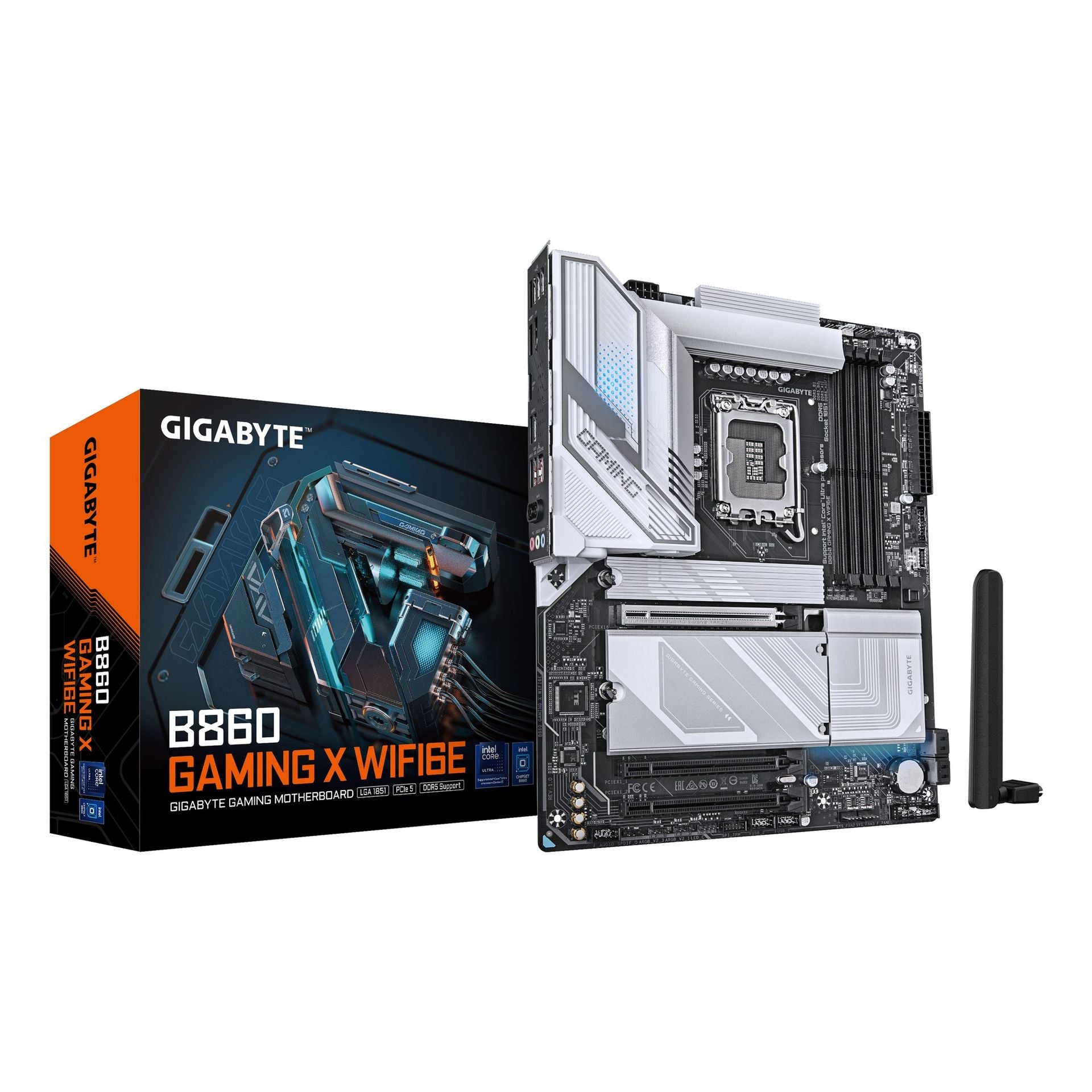 Tarjeta madre Gigabyte B860 gaming x WIFI6E LGA1851 ATX DDR5 Imagen secundaria del producto
