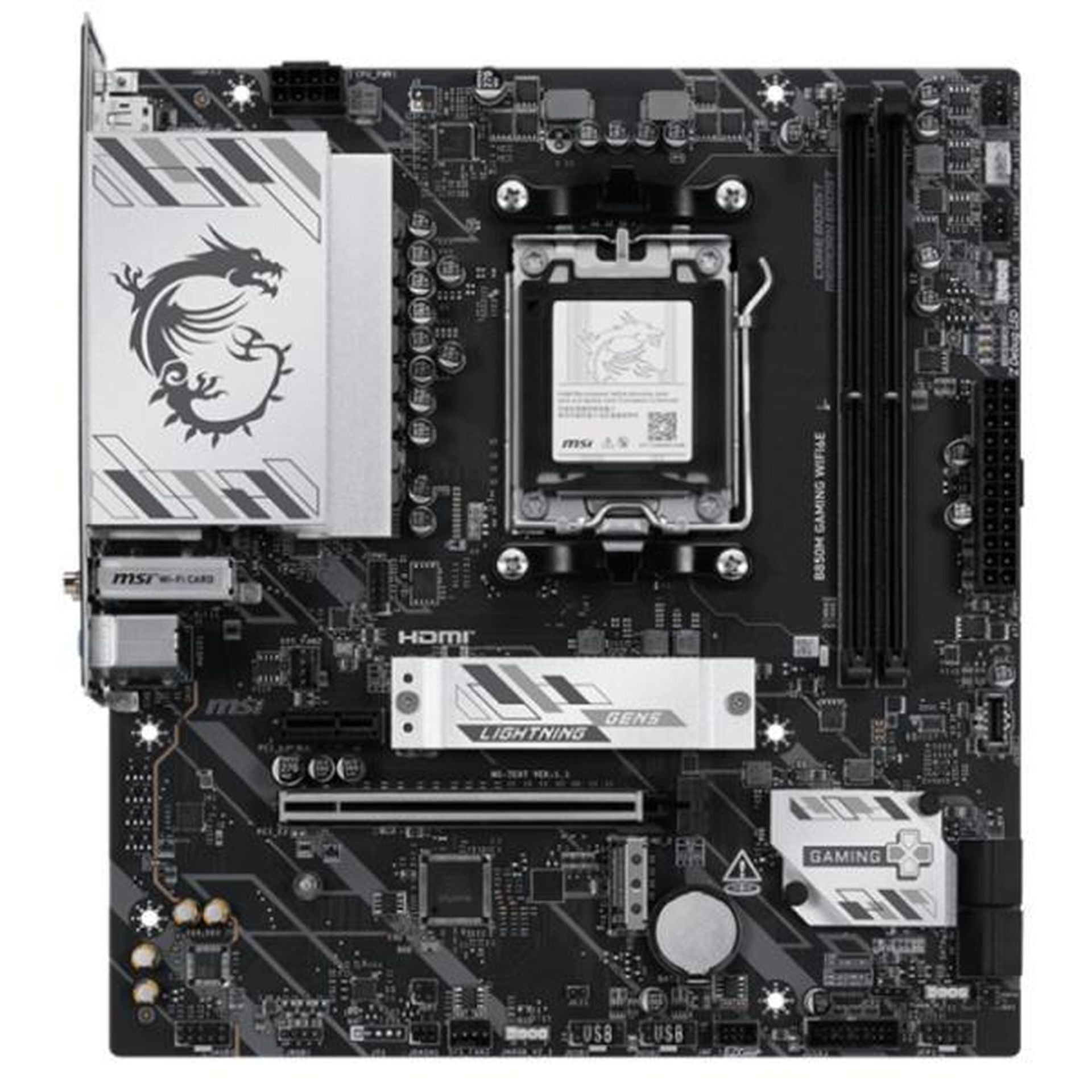 Tarjeta madre MSI B850M gaming WIFI6E AM5 DDR5 2.5g lan Imagen secundaria del producto