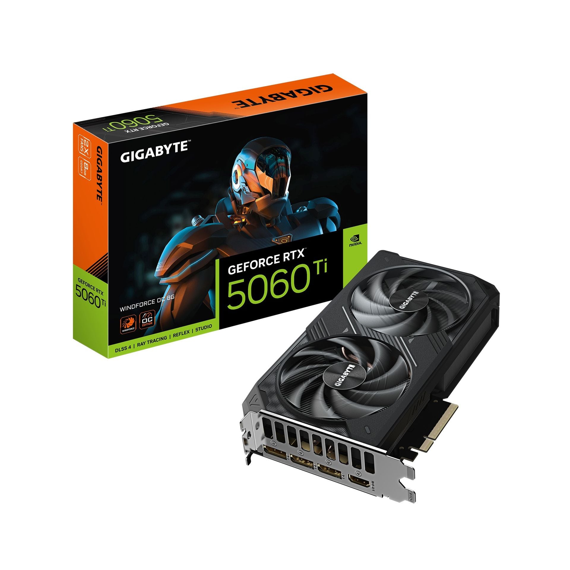 Tarjeta video Gigabyte RTX 5060 ti 8GB GDDR7 windforce Imagen secundaria del producto