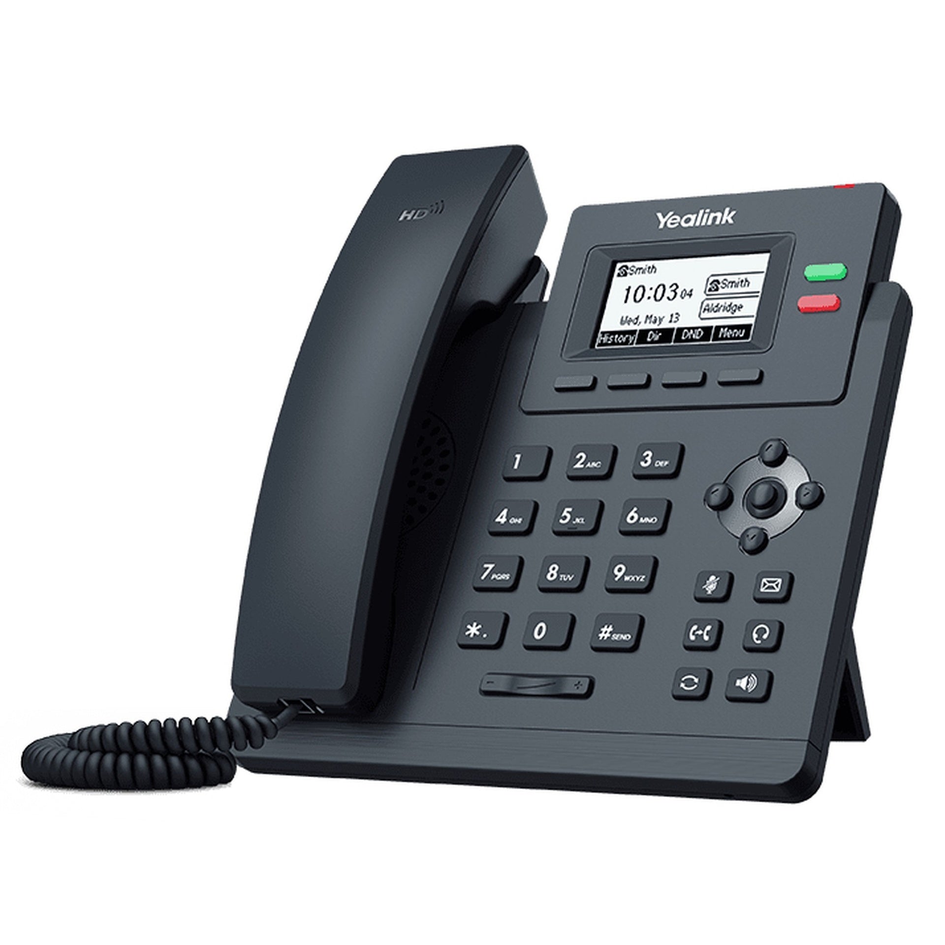 Yealink telefono IP gigabit SIP-T31G diseño ergonomico
