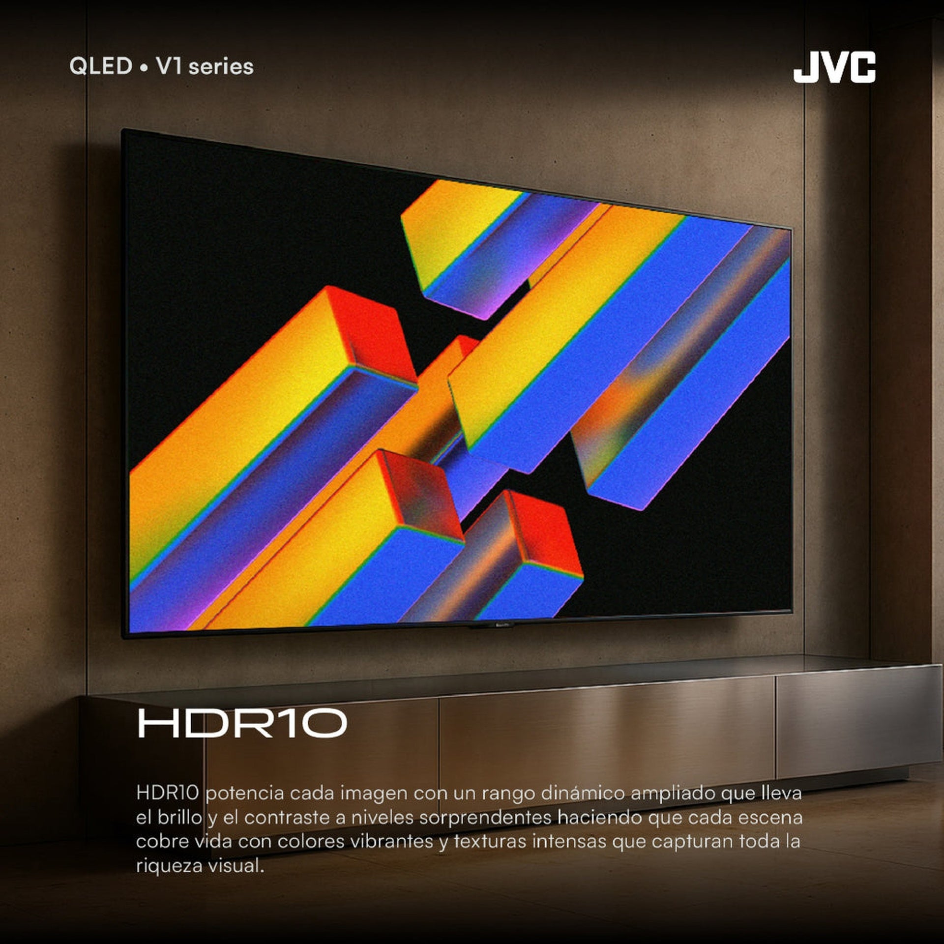 JVC televisor 32” Qled HD Google TV  - LT-32KM1584