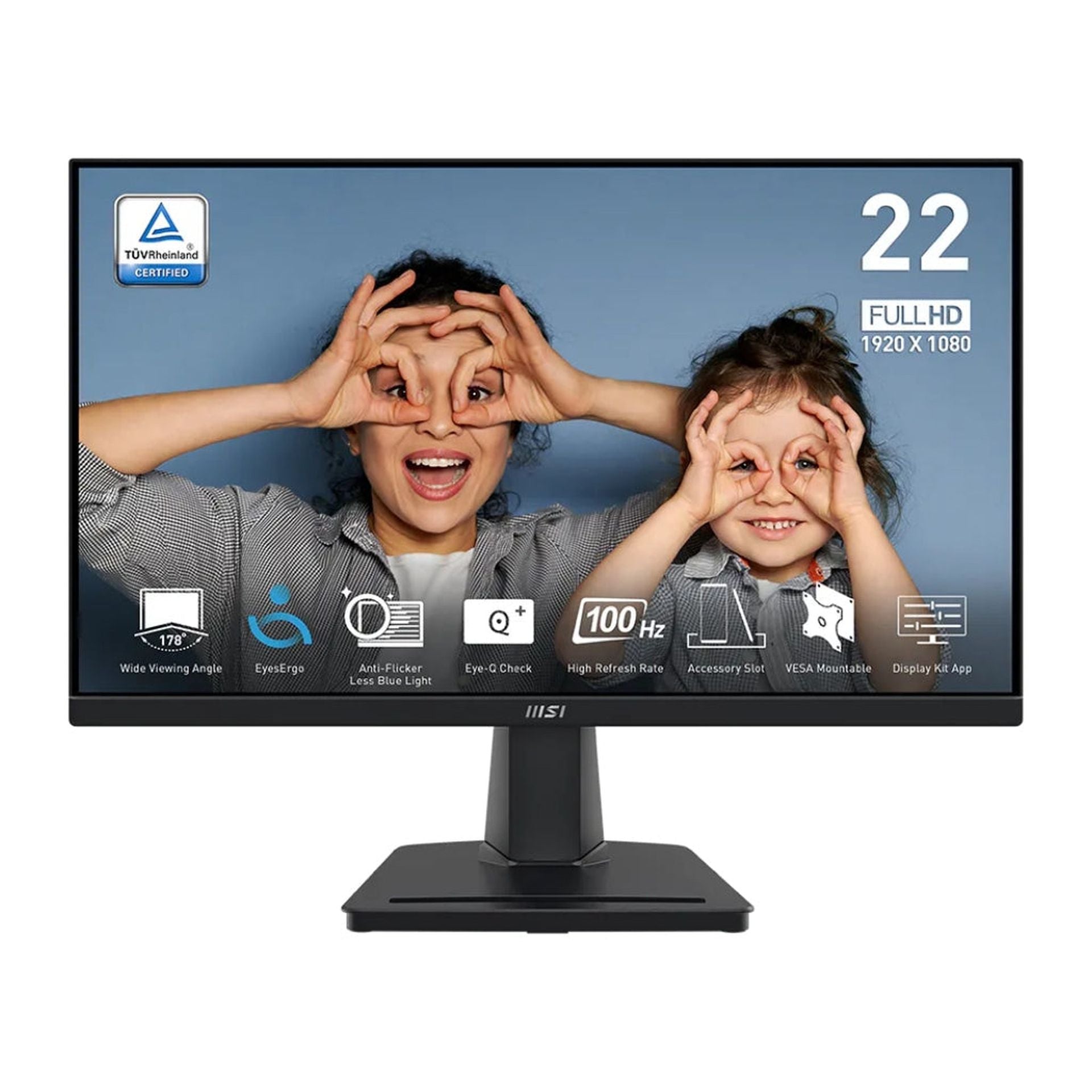 Monitor MSI PRO MP225V plano 21.45 pulgadas full HD 100 Hz Imagen secundaria del producto