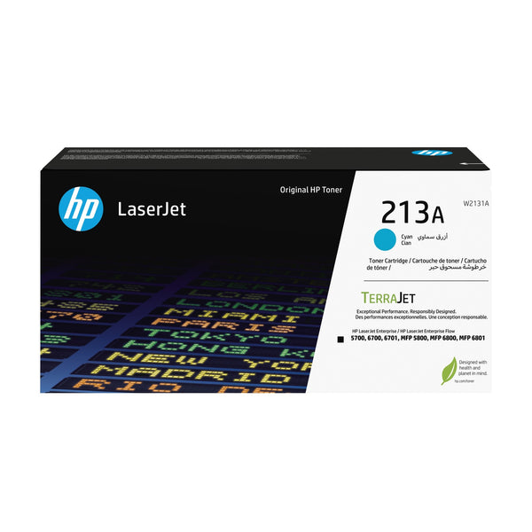 HP 213A cartucho toner cian laserjet W2131A