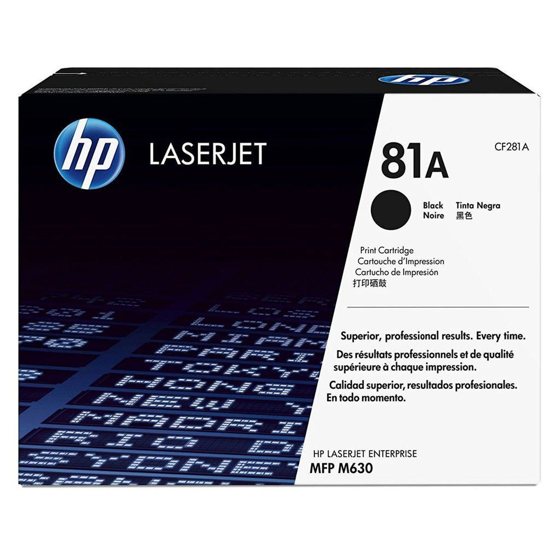 HP 81A cartucho toner negro laserjet CF281A