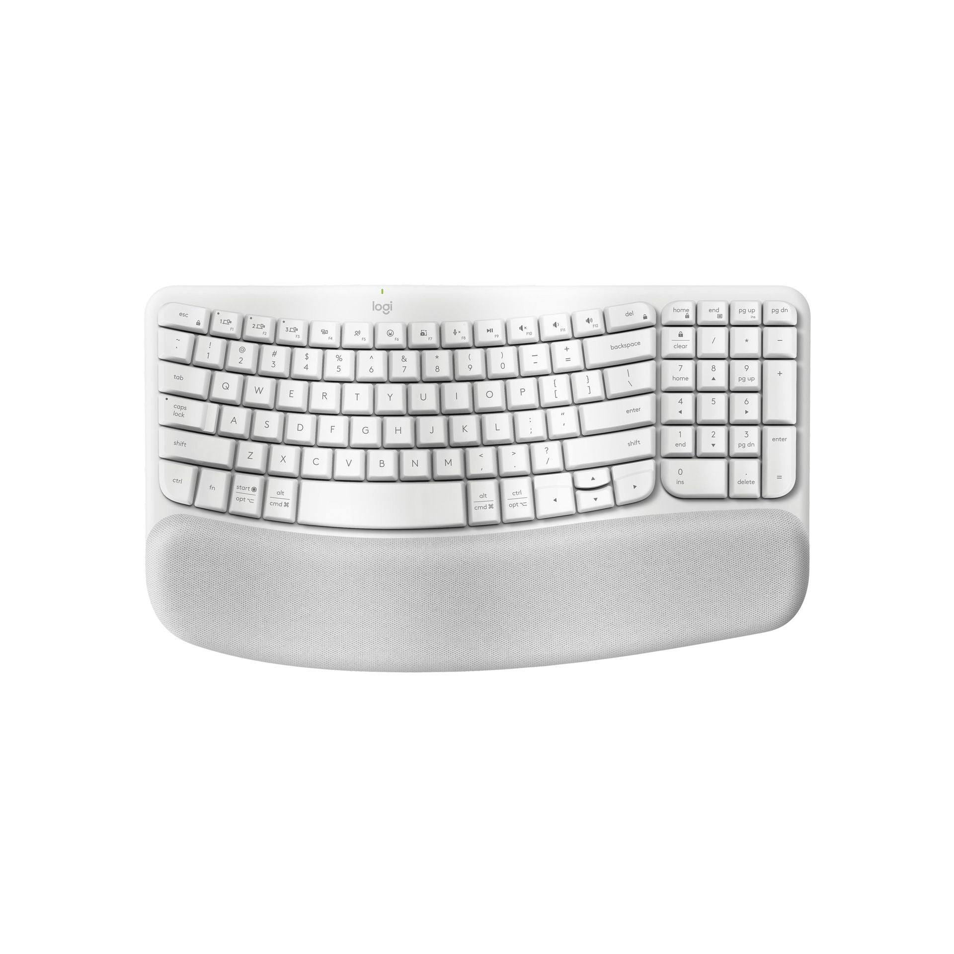 Logitech teclado blanco apagado wave keys 920-012279 Imagen secundaria del producto