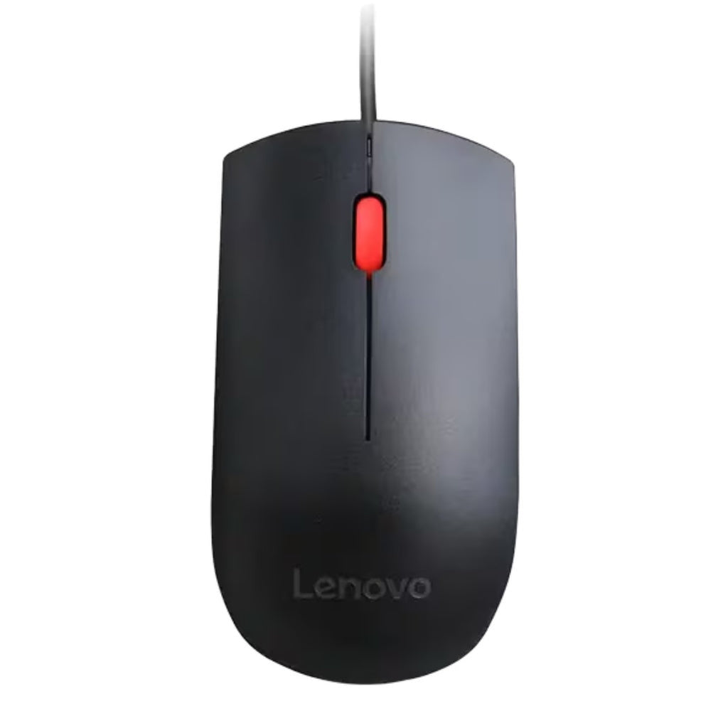 Lenovo essential ratón óptico USB negro 3 botones diestro zurdo