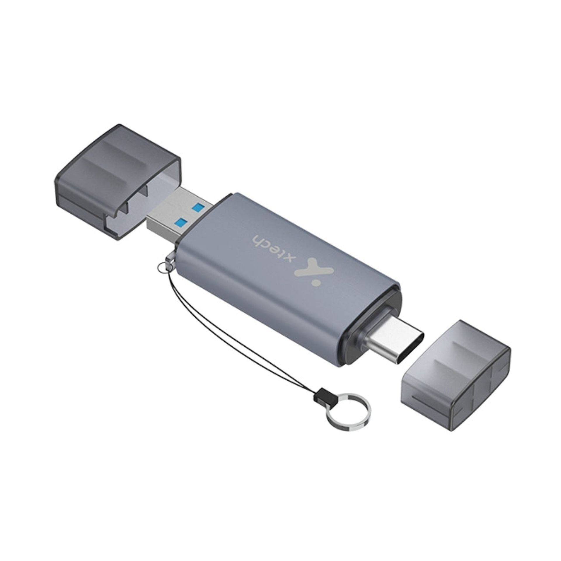 Xtech lector de tarjetas SD microsd USB-C XTC-581 Imagen secundaria del producto