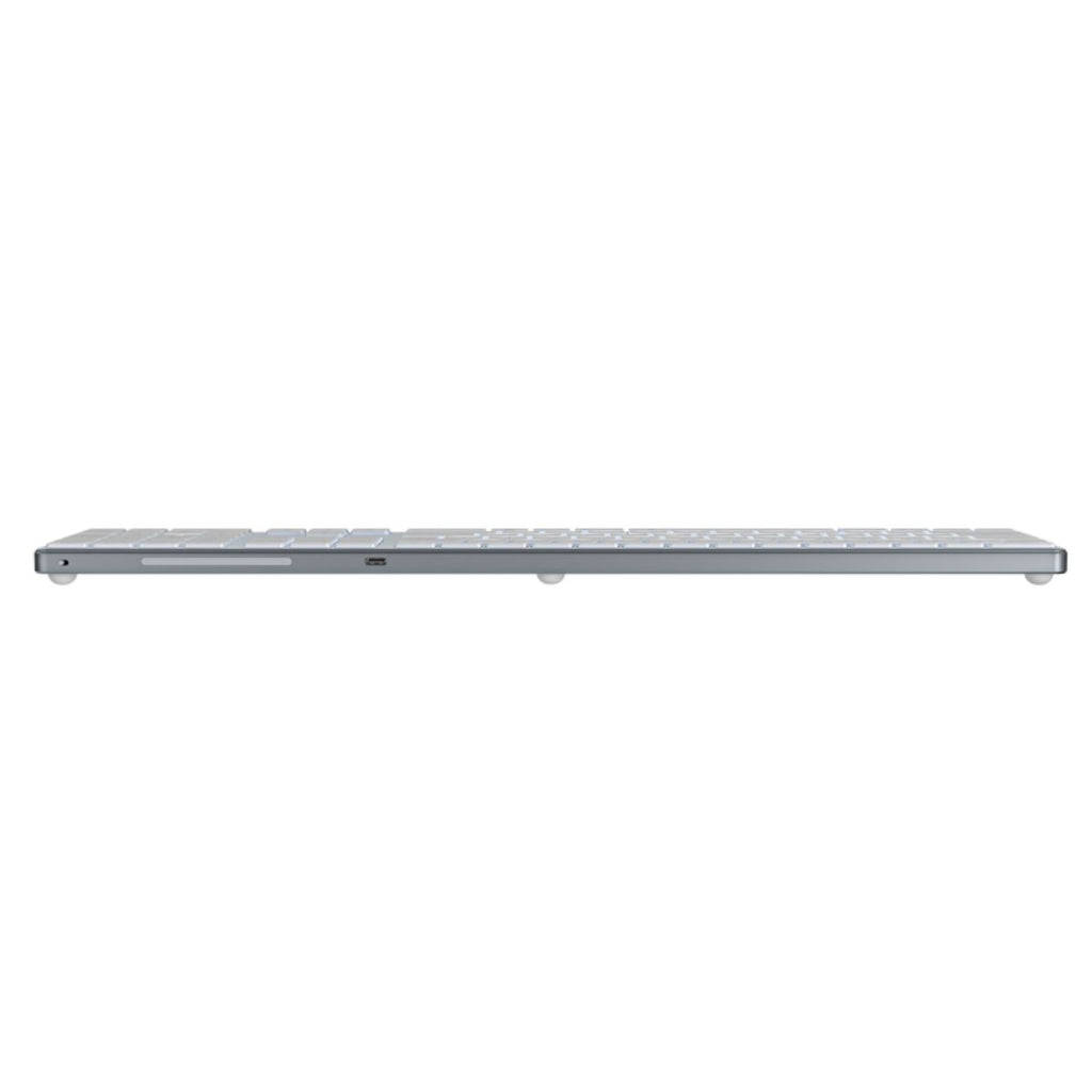 Targus teclado hyper bluetooth compatible con macOS & Windows, iPadOS & Android, ChromeOS en blanco - HS2310US
