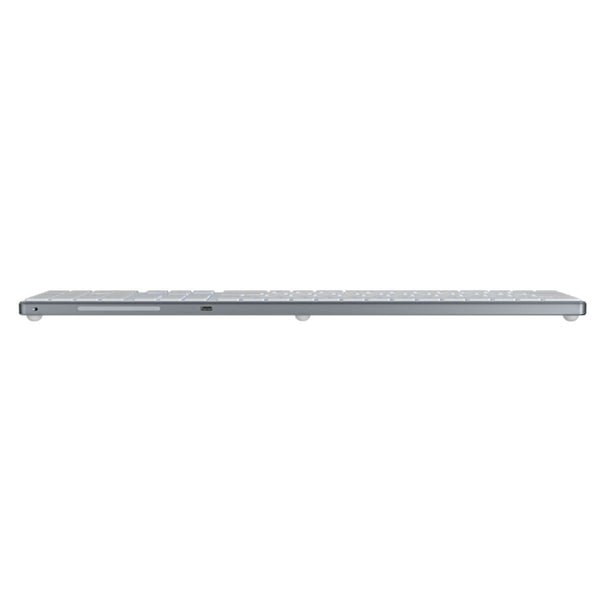 Targus teclado hyper bluetooth compatible con macOS & Windows, iPadOS & Android, ChromeOS en blanco - HS2310US