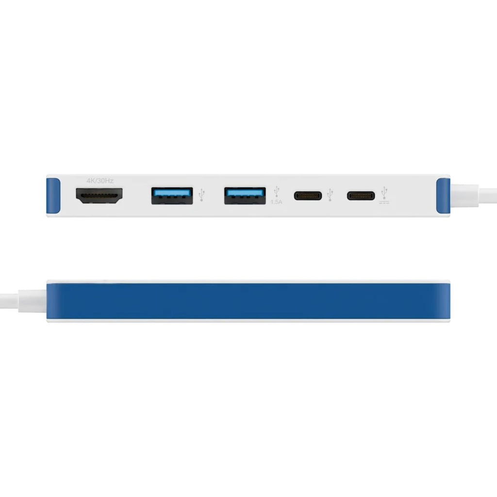 Targus hub hyper flex 5 puertost USB-C en blanco - HD4101BUGL