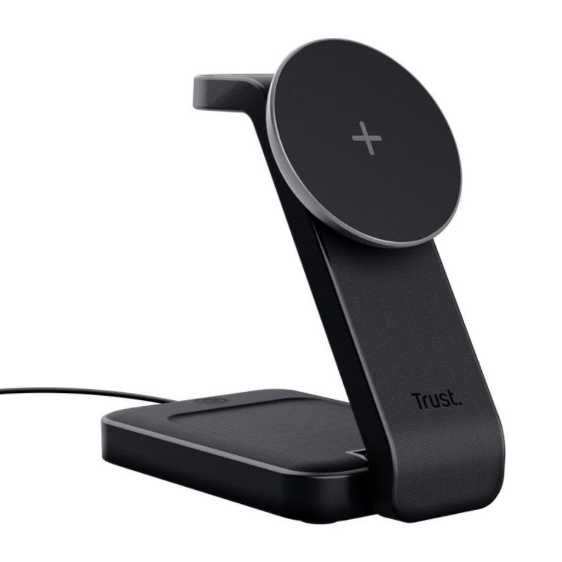 Trust soporte carga magnético 3 en 1 viro para iPhone, watch, AirPods Imagen secundaria del producto