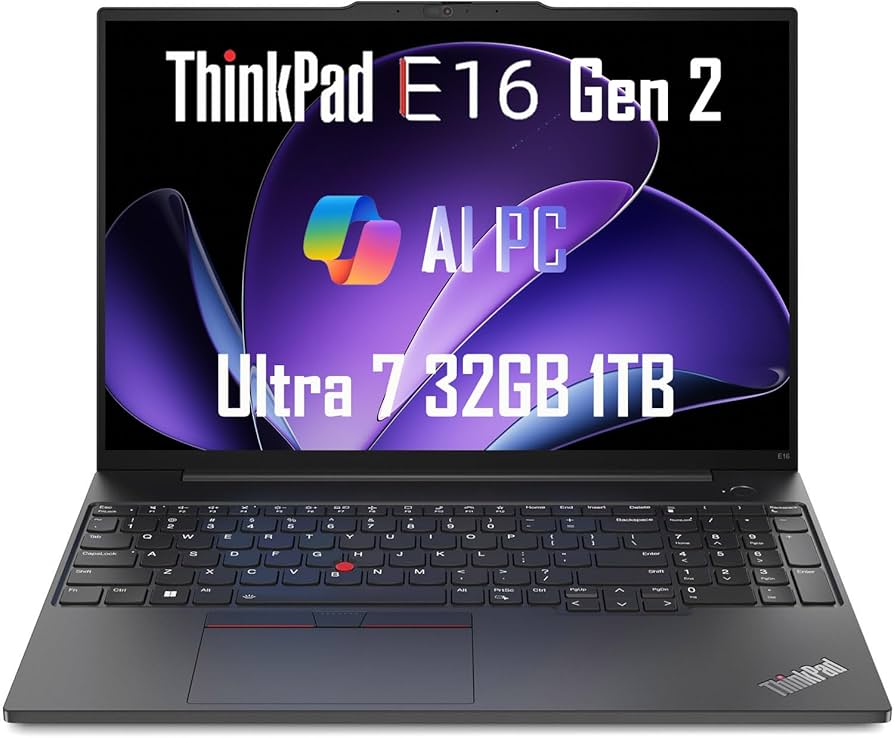 Laptop Lenovo ThinkPad E16 Gen 2 con pantalla de 16 pulgadas
