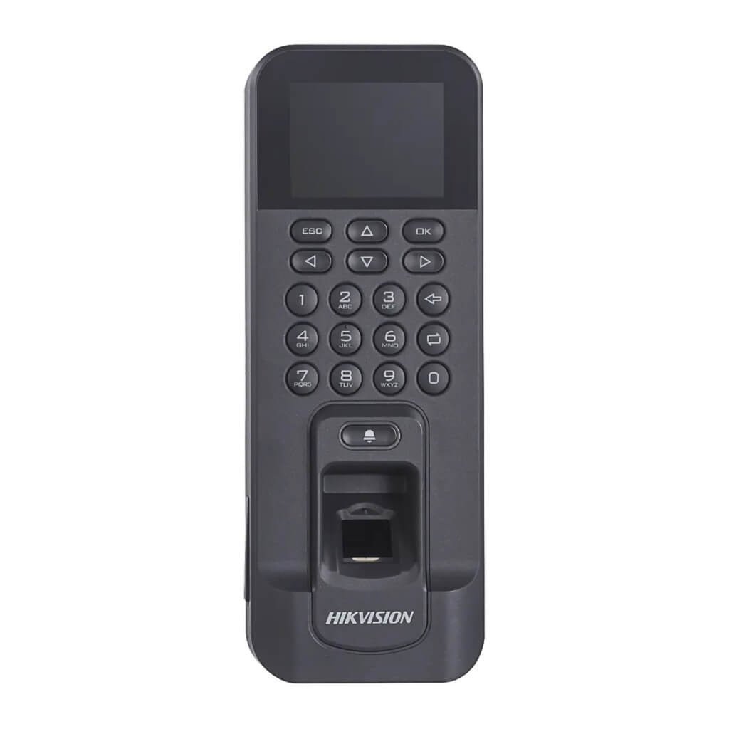 Hikvision Pro Series DS-K1T804AMF - Terminal de control de acceso con lector de huellas dactilares - cableado