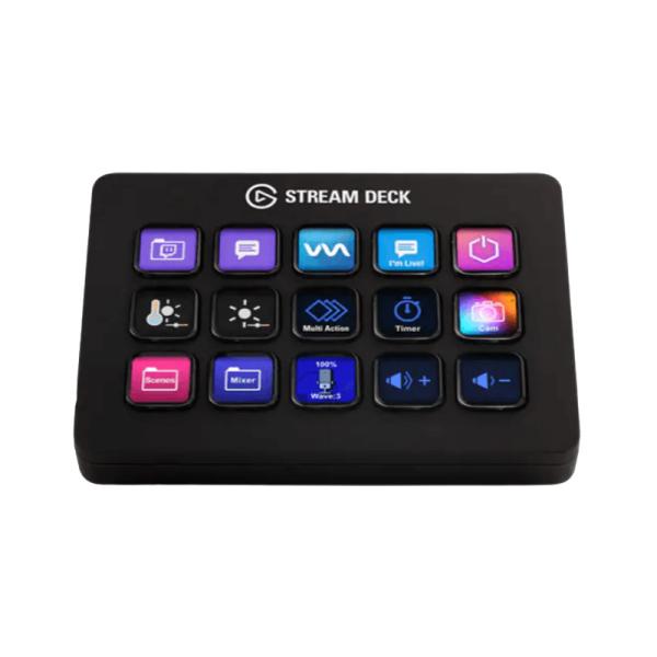 TECLADO STREAMING EL GATO MK2 MEMBRANA USB VARIOS BLACK 10GBA9901 Imagen principal del producto