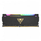 MEMORIA RAM PC 16GB PATRIOT PVSR416G320C8 V4S DDR4 3200 MHZ CL16 1.35 V VIPER STEEL RGB. DISIPADOR ALUMINIO. XMP 2.0 DIMM 288 PINES - NEGRO
