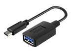 Xtech XTC-515 - Adaptador USB - 24 pin USB-C (M) reversible a USB Tipo A (H) USB 3.0 - 11.9 cm - negro
