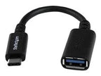 StarTech.com Adaptador USB 3.1 Type-C a A - Conversor USB-C - Adaptador USB 24 pin USB-C (M) a USB Tipo A (H)