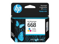 Impresora HP cartucho tinta 668 tri- advantage Imagen secundaria del producto