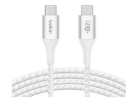 Belkin BoostCharge - Cable USB - 24 pin USB-C (M) a 24 pin USB-C (M) USB 2.0 - 2 m