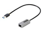 StarTech.com Adaptador USB a Ethernet, USB 3.0 a Ethernet Gigabit de 10/100/1000 para Portátiles, con Cable Incorporado de 30cm, Adaptador USB a RJ45, Adaptador NIC, Adaptador de Red USB (USB31000S2) - Adaptador de red - USB 3.2 Gen 1