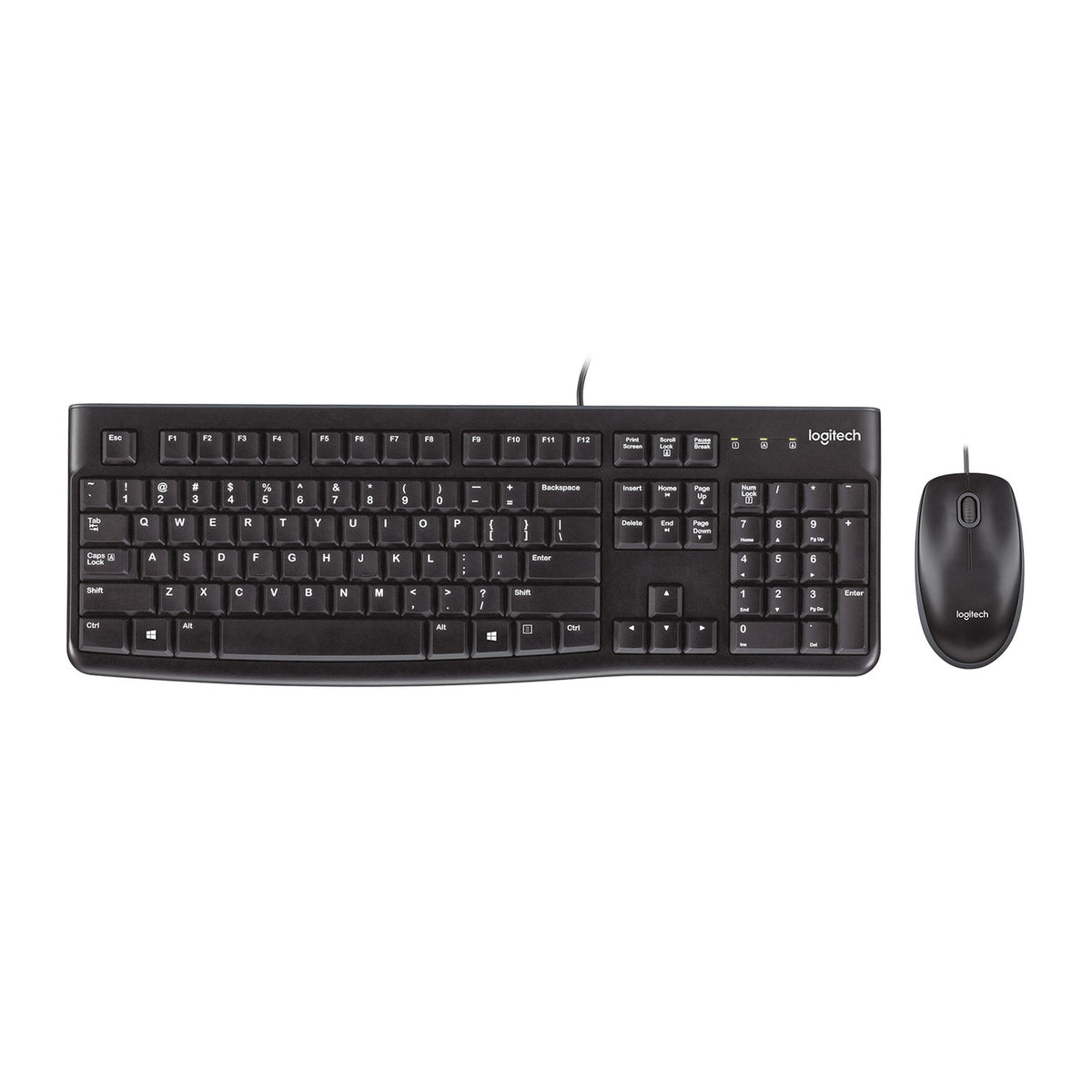 Logitech desktop juego de teclado y raton USB MK120 negro Imagen principal del producto