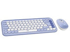 Logitech Pop Icon Combo - Keyboard and mouse set - Spanish (Latin American) Lilac